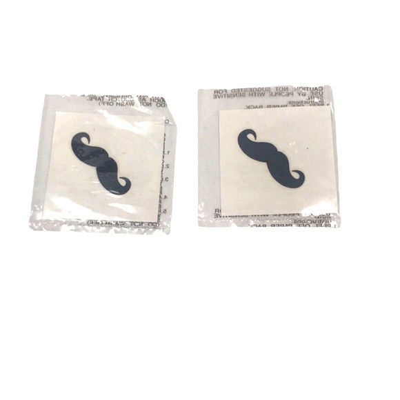 Fingerstache Temporary Black Tattoos Assorted 42 CT - Picture 7 of 8